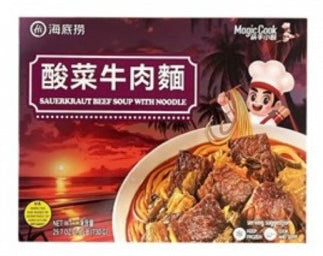 海底捞 酸菜牛肉面 708g