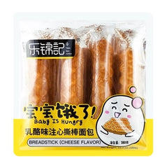 乐锦记乳酪味注心撕棒面包 380g, T