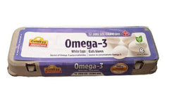 Omega 3 鸡蛋 白鸡蛋 12 个