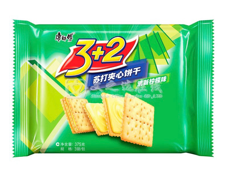 康师傅苏打夹心饼干 清新柠檬味