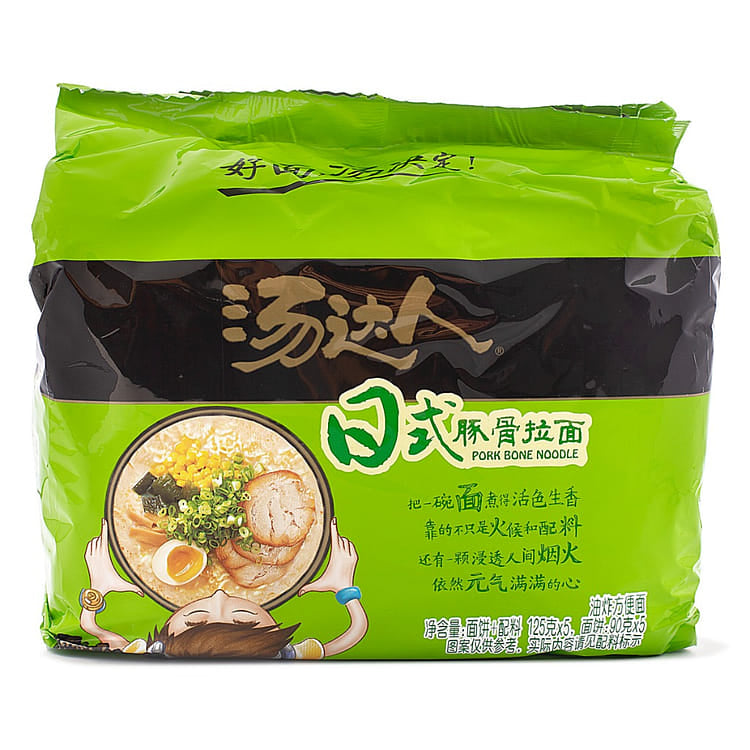 【汤达人】日式豚骨拉面5袋装，T
