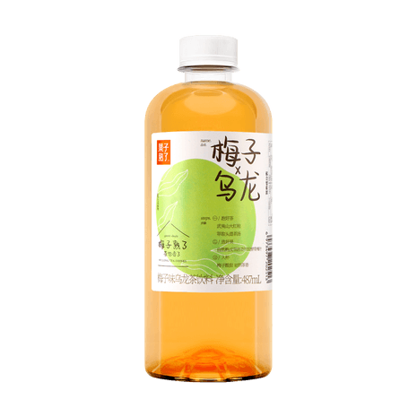 果子熟了 梅子乌龙茶 487ml