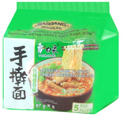 白象 手擀面系列 红烧排骨味 97g✖️5