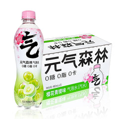 元气森林樱花青提味气泡水 480ml