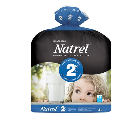 Natrel 袋装牛奶 4L 2%