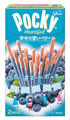 格力高pocky巧克力棒蓝莓味