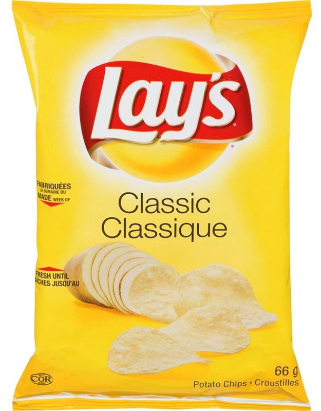 【Lays Potato Chips】Classic Flavor 165g