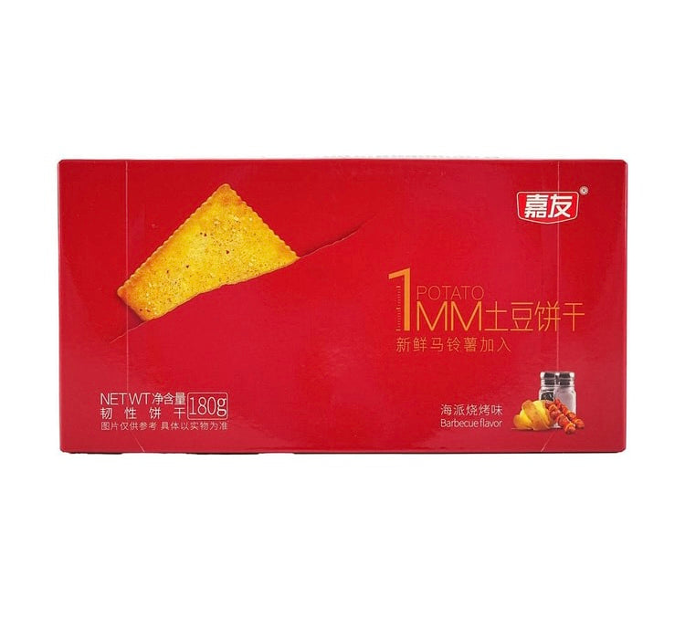 嘉友土豆饼干 海派烧烤味 318g