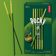 格力高Pocky巧克力棒特浓绿茶味