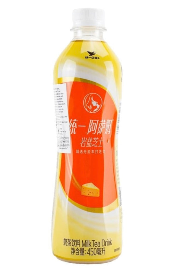 统一阿萨姆奶茶 岩盐芝士 450ml