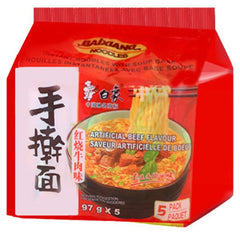 白象 手擀面系列 红烧牛肉味 97g✖️5