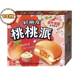 好丽友 桃桃派 12个