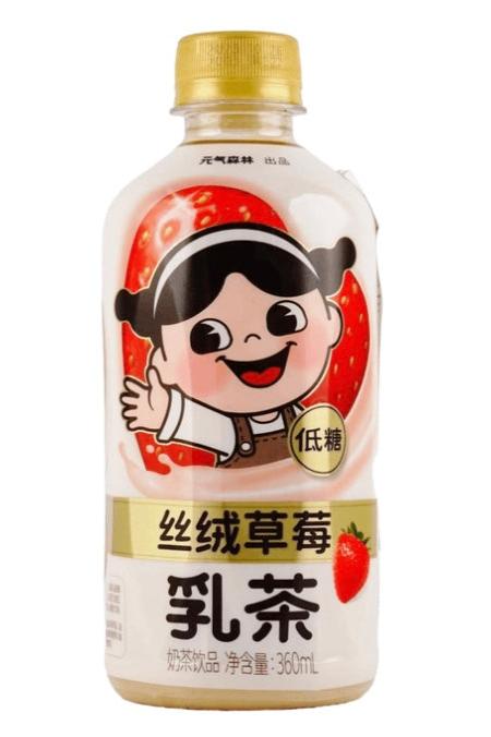 【Chi Forest】Milk Tea Strawberry Flavor 360ml