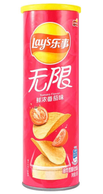 【Lays Potato Chips】Tomato Flavor 90g