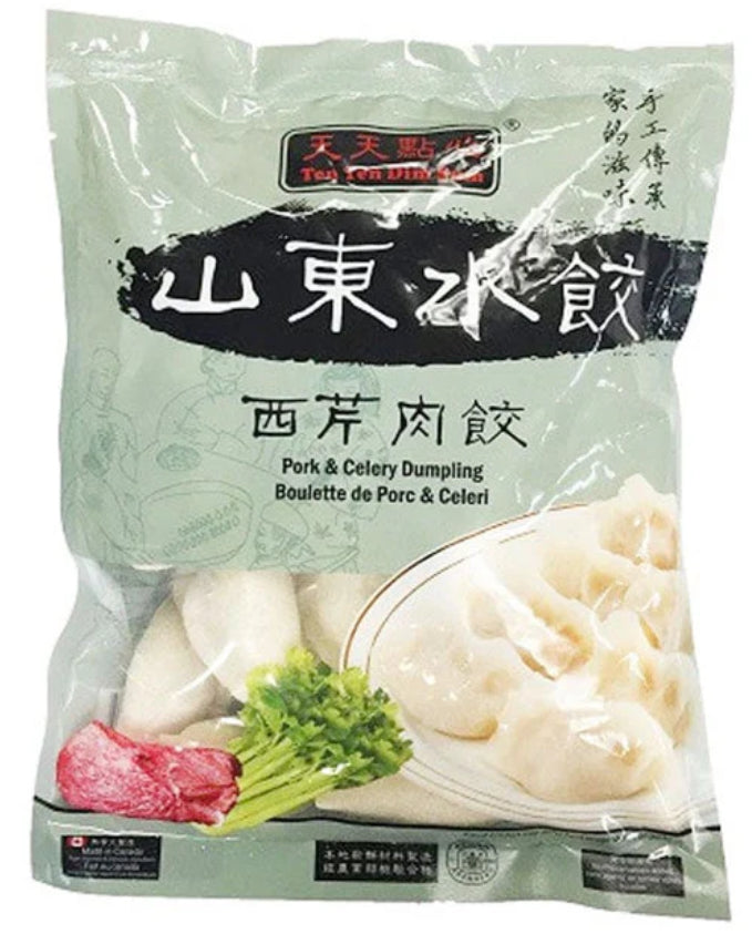 【天天点心】山东水饺 西芹肉饺 800g