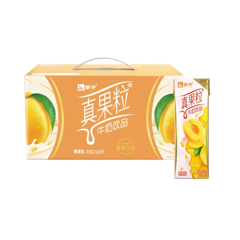 【限时特价】蒙牛真果粒 桃子味 250ml✖️12