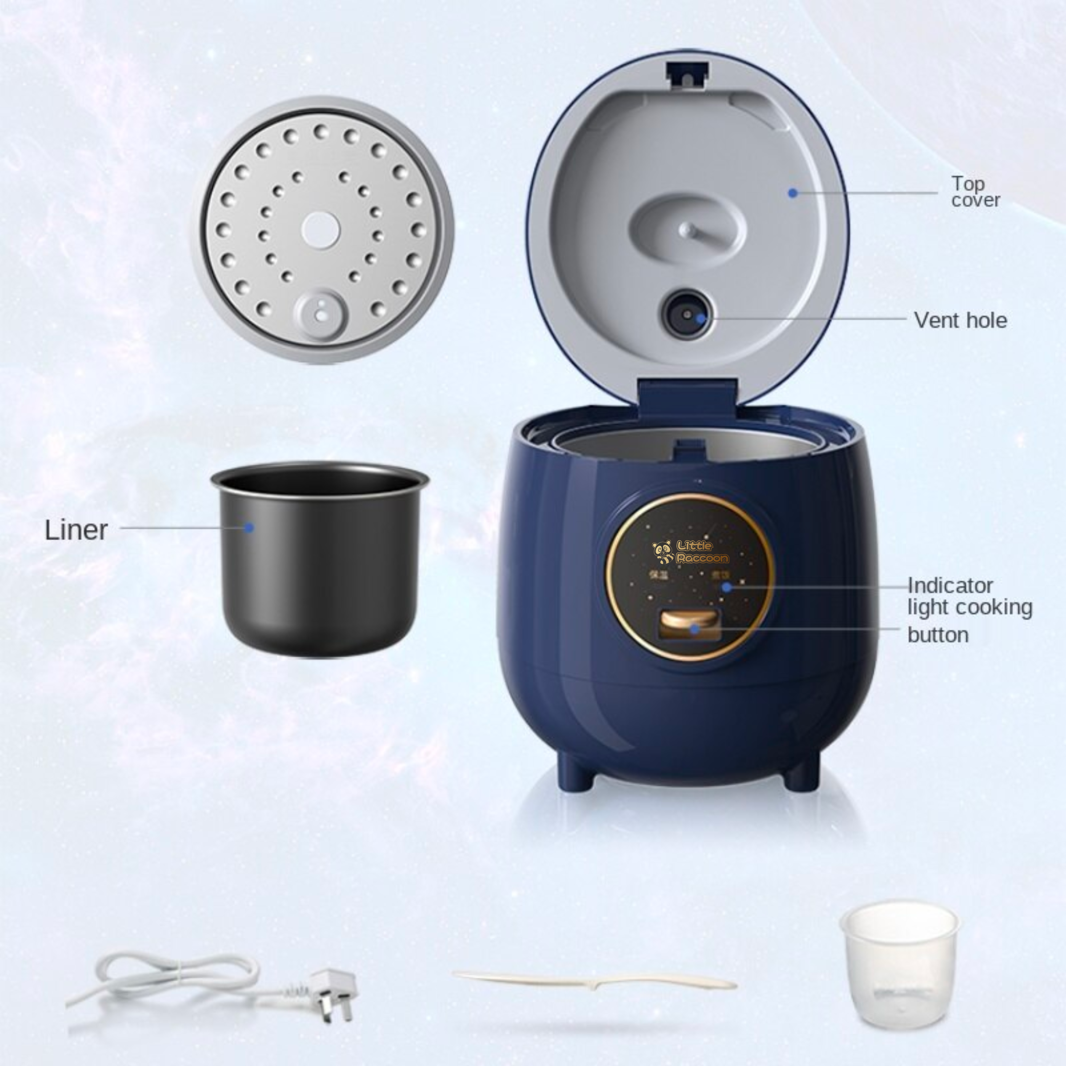 【XHX】mini starry sky rice cooker