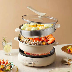 【XHX】Multifunctional Split Steaming, Baking and Frying Pot