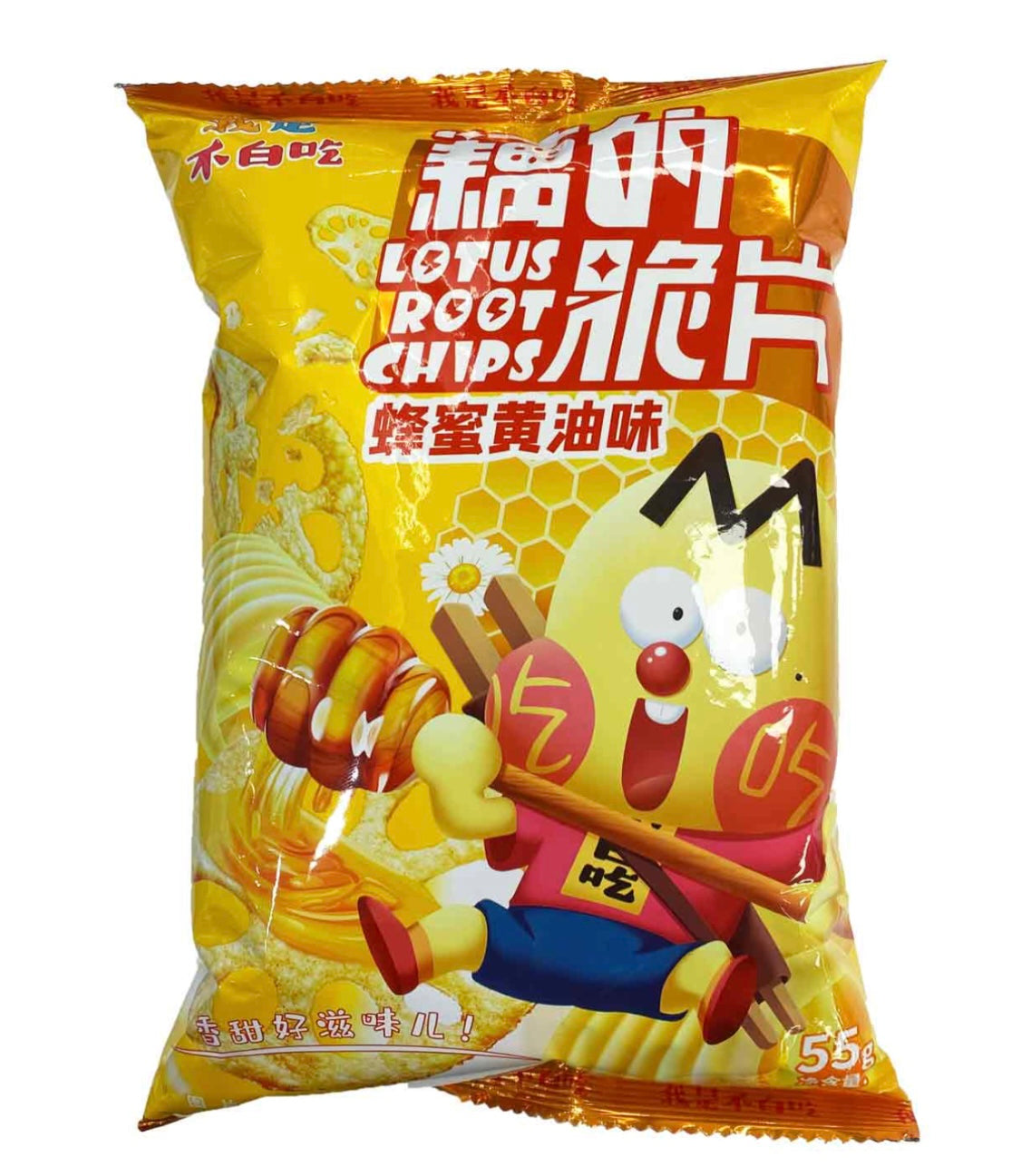 我是不白吃 藕的脆片 蜂蜜黄油味 55g