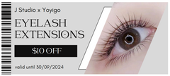 【Digital Coupon】UTM - J Studio (Eye lashes & Eyebrows)