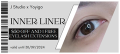 【Digital Coupon】UTM - J Studio (Eye lashes & Eyebrows)