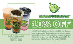 【Digital Coupon】York U - The Campus Bubble Tea