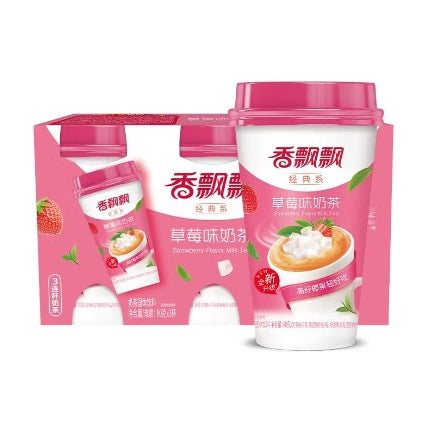 香飘飘奶茶 草莓味80g✖️3杯，F