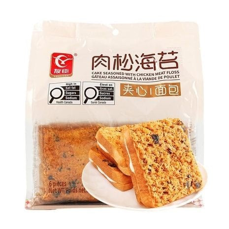 【友臣】肉松海苔夹心面包 330g, B