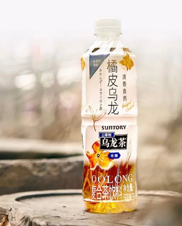 【Suntory】Fresh & Natural Fragrance Orange Peel Oolong Tea 500ML