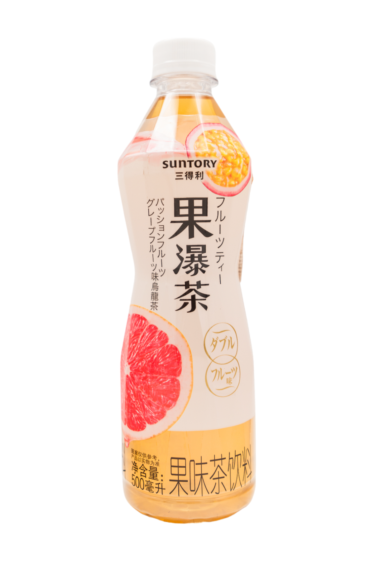 【Suntory】Passion Fruit & Grapefruit Green Tea 500ML