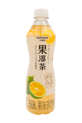 【Suntory】Passion Fruit & Kaman orange lemon flavored green tea 500ML