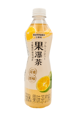 【Suntory】Passion Fruit & Kaman orange lemon flavored green tea 500ML